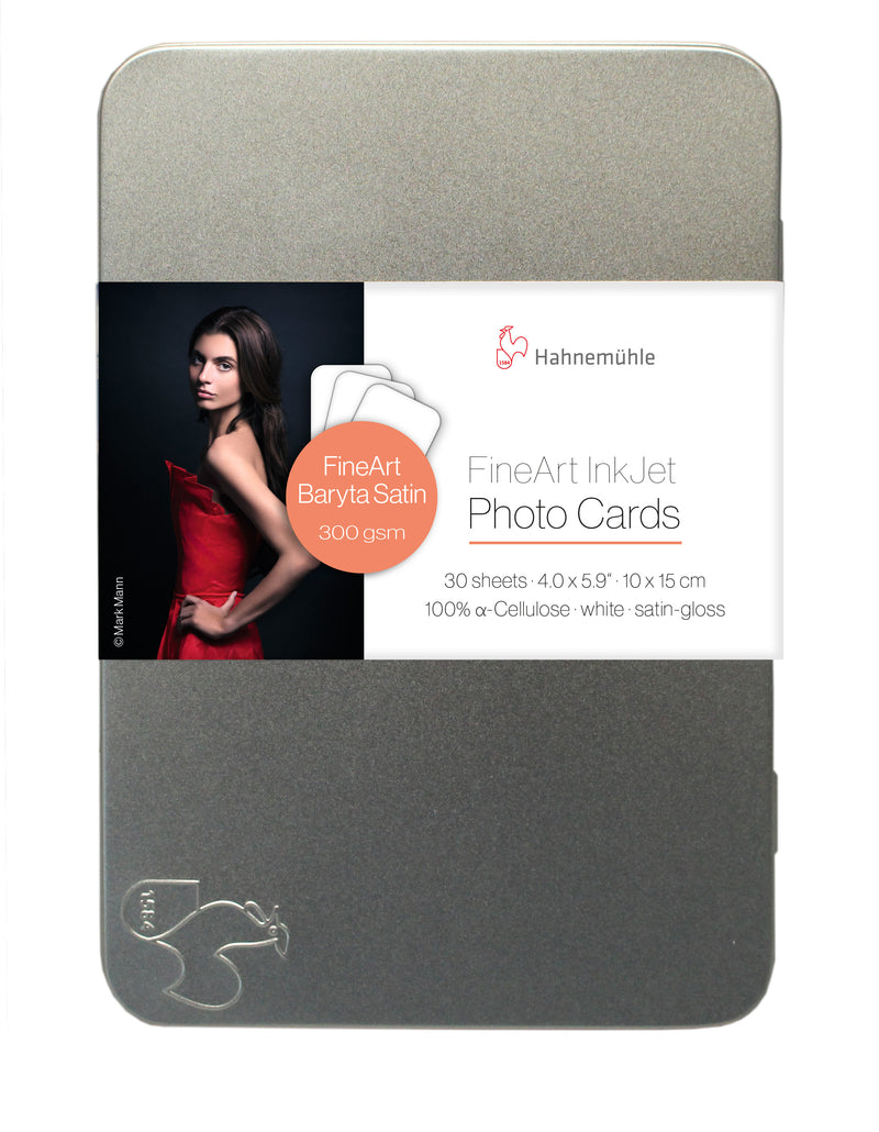 HAHNEMÜHLE FineArt Baryta Satin 300 Photo Cards | 10x15cm 30 Blatt