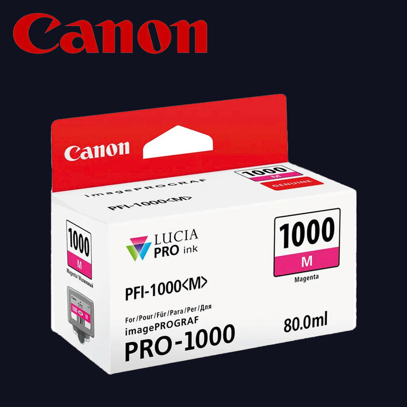 CANON Tinte PFI-1000(M) MAGENTA 80ml für iPF PRO-1000