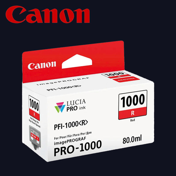 CANON Tinte PFI-1000(R) ROT 80ml für iPF PRO-1000