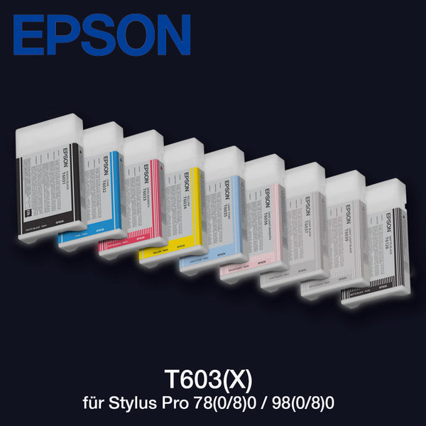 EPSON Tinte T6039 Light Light Black 220ml für Stylus Pro 7800/7880/9800/9880