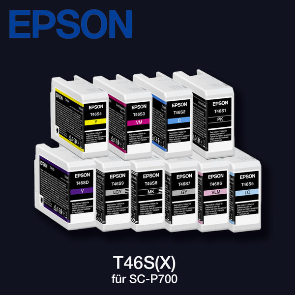 EPSON T46S7 Gray 25ml Tinte für SureColor SC-P700