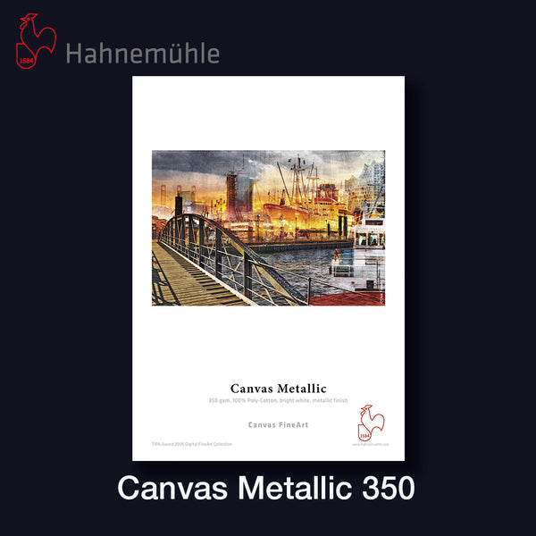 HAHNEMÜHLE Canvas Metallic 350 | 17" - 43,2cm x 12 m Rolle