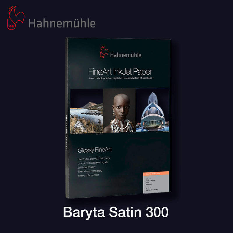 HAHNEMÜHLE FineArt Baryta Satin 300 | A2 25 Blatt