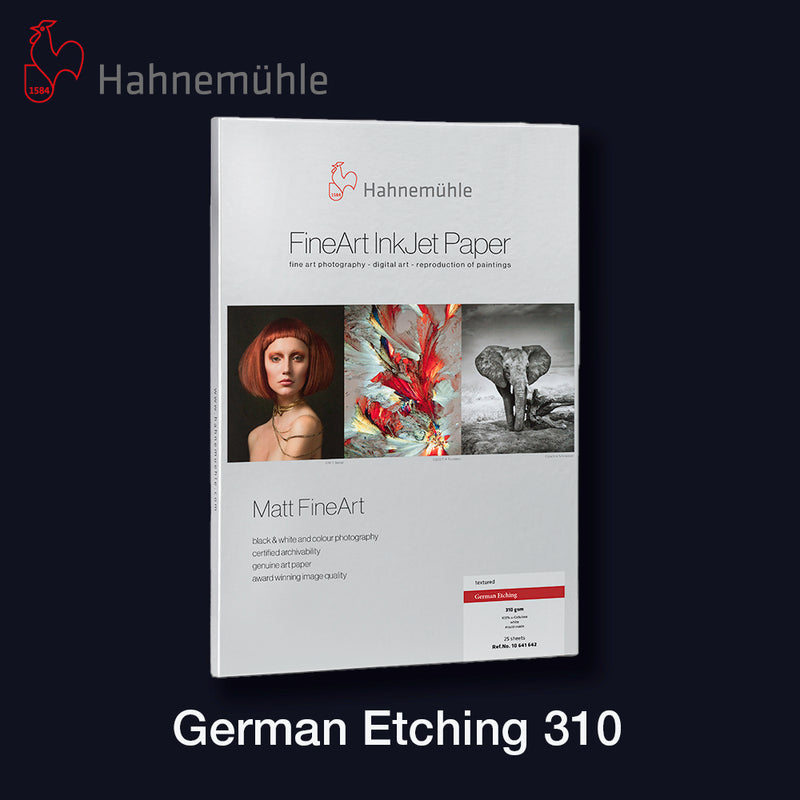 HAHNEMÜHLE German Etching 310 | A2 25 Blatt