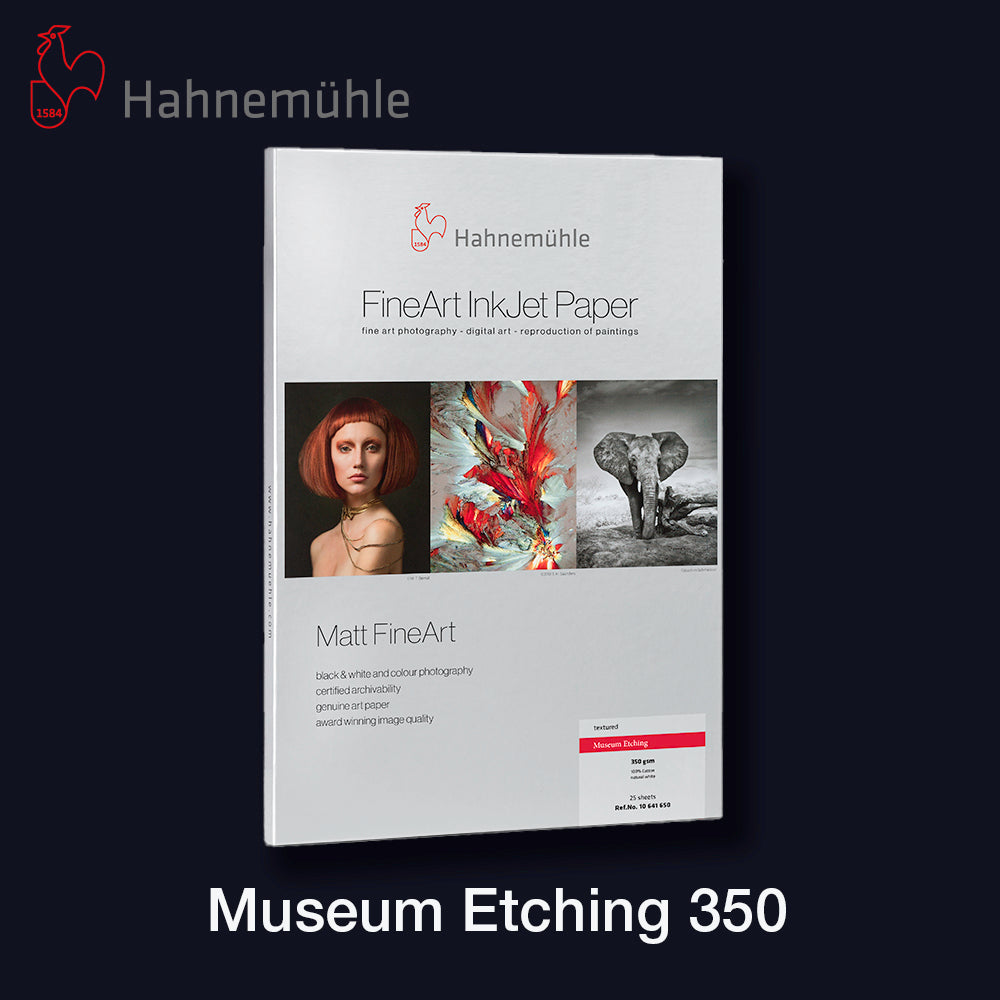 HAHNEMÜHLE Museum Etching 350 Deckle Edge | A2 25 Blatt