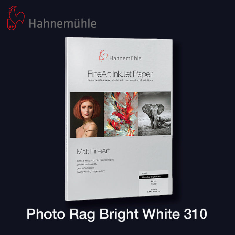 HAHNEMÜHLE Photo Rag Bright White 310 | A2 25 Blatt