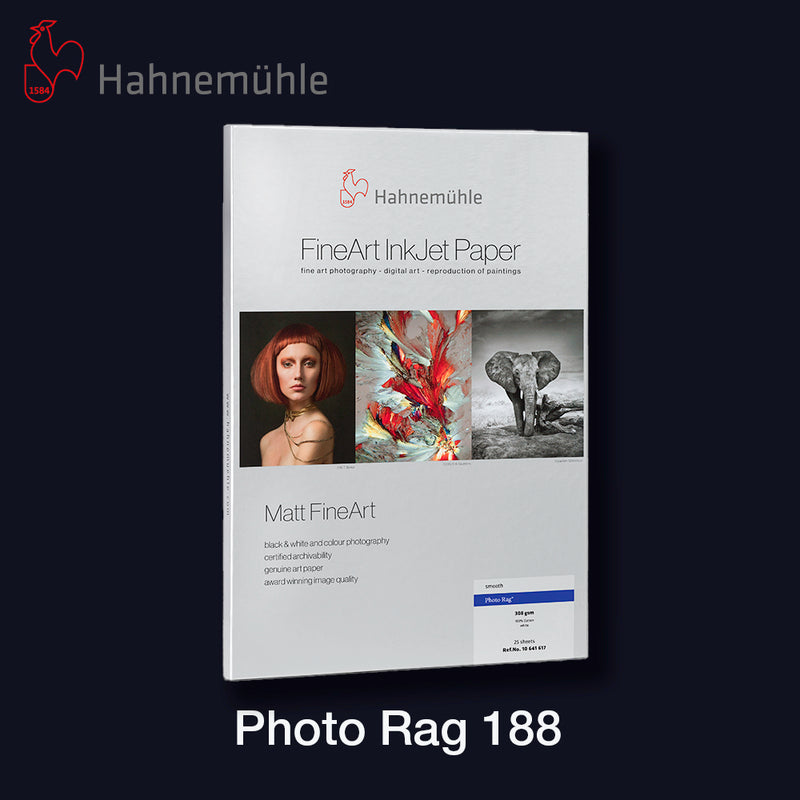 HAHNEMÜHLE Photo Rag 188 | A4 25 Blatt