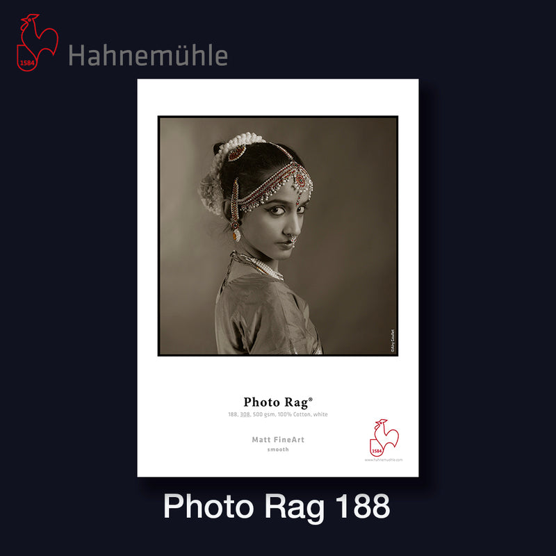 HAHNEMÜHLE Photo Rag 188 | 24" - 61,0cm x 12 m Rolle