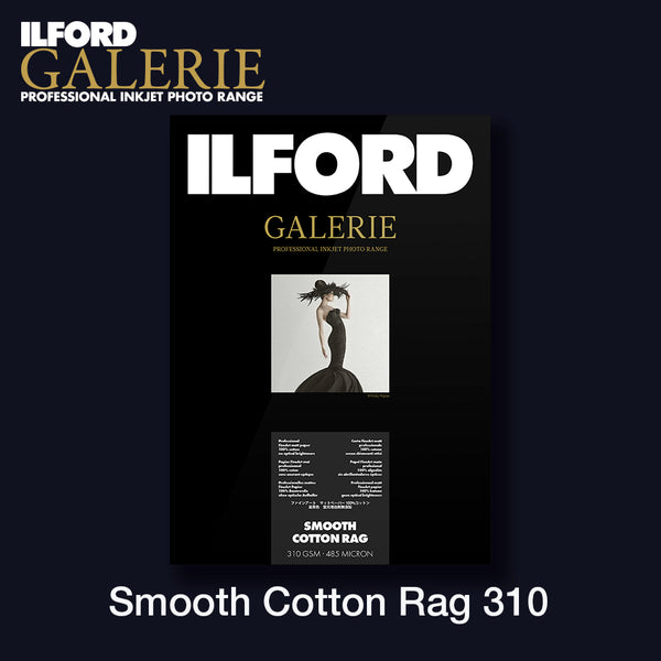 ILFORD GALERIE Smooth Cotton Rag 310gsm | A3+ 25 Blatt