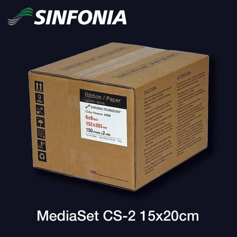 SINFONIA-Shinko Mediaset für CS-2 | 15x20cm für 300 Bilder