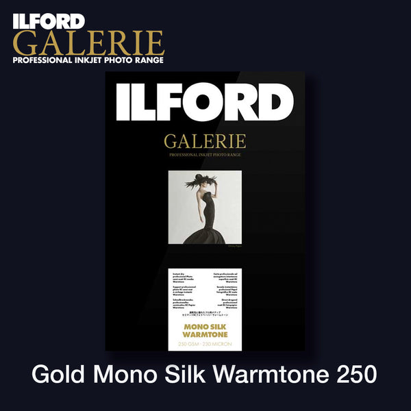 ILFORD GALERIE Gold Mono Silk Warmtone 250gsm | 13x18cm 100 Blatt